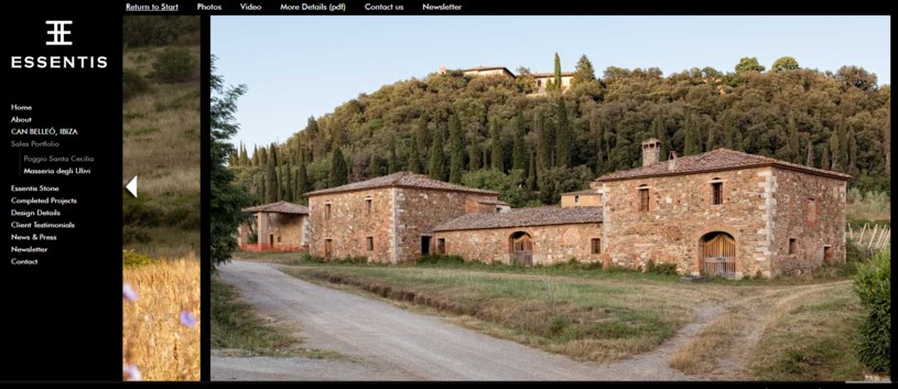 Opuszczona włoska wioska w Toskanii wystawiona na sprzedaż /http://www.essentisgroup.com/ /