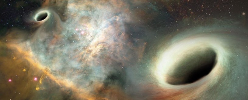 Orbitujące czarne dziury obserwowano od 10 lat /materiały prasowe