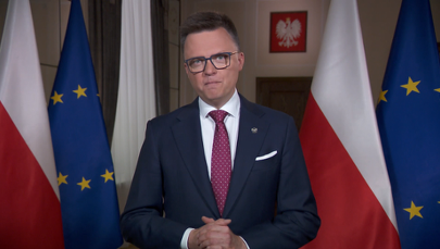 Orędzie marszałka Sejmu. Bicie się w pierś i powyborcza deklaracja