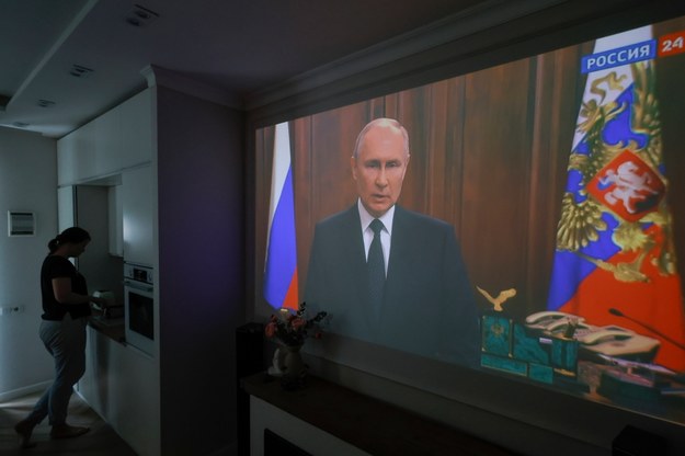 Orędzie Putina do narodu /Sergei Ilnitsky /PAP/EPA