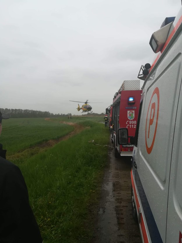 Organizatorzy rajdu nie chcą komentować wypadku /Fot. KP PSP Pruszcz Gdański /Policja