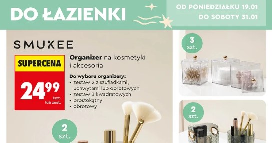 Organizer na kosmetyki /Biedronka /INTERIA.PL