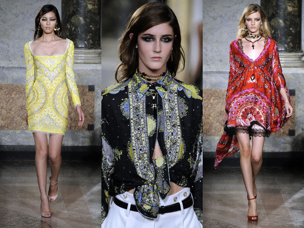 Orientalne wzory na pokazie Emilio Pucci /East News/ Zeppelin