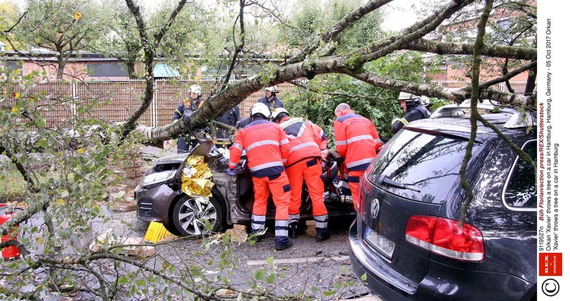 Orkan Ksawery spowodował poważne zniszczenia w Niemczech /Fl/action press/REX/Shutterstock /East News
