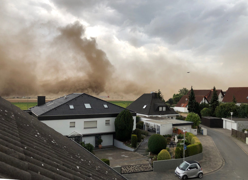 Orkan "Nadia" w pobliżu Darmstadt /AFP
