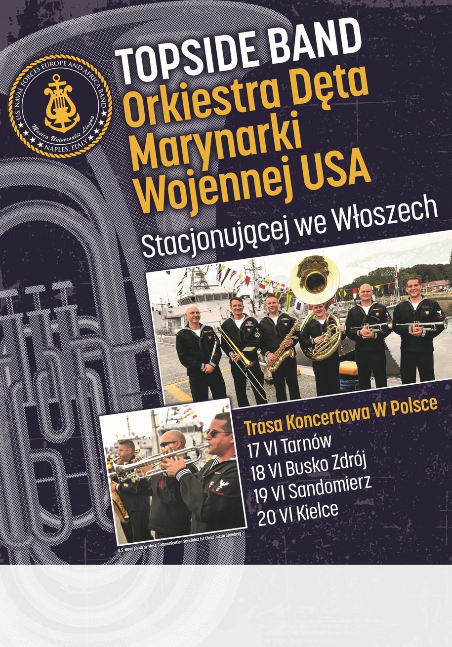 Orkiestra Marynarki Wojennej USA zagra dla polskiej publiczności - trasa koncertowa "Topside" /Materiały promocyjne /materiały promocyjne