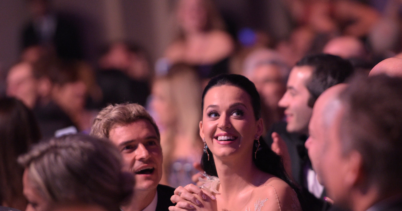 Orlando Bloom i Katy Perry na gali UNICEF-u /Jason Kempin /Getty Images