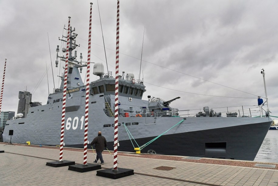 ORP "Kormoran" /Adam Warżawa /PAP