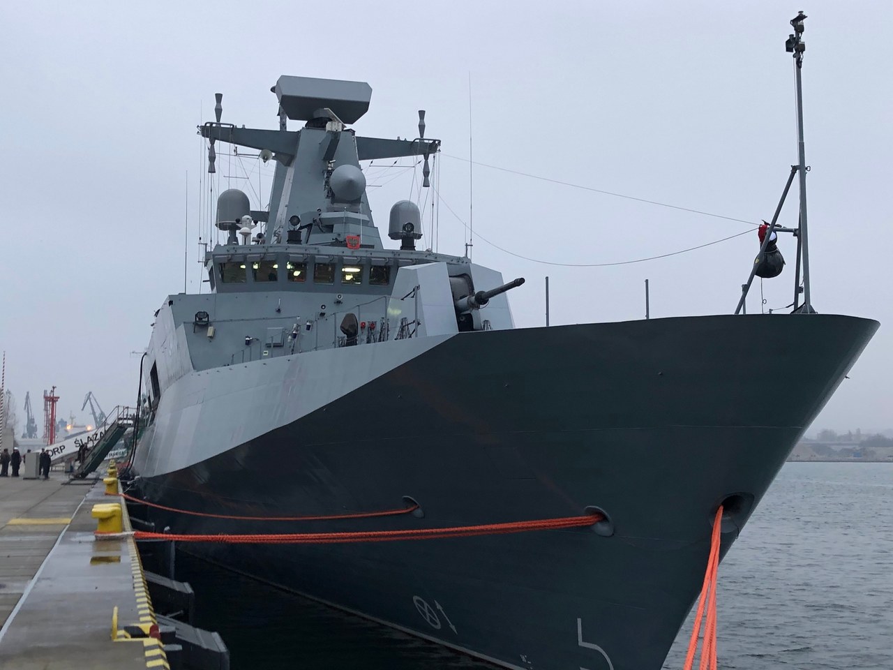 ORP Ślązak wchodzi do służby. "To wielkie święto dla marynarki"