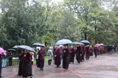 Orszak profesorki w Krakowie 