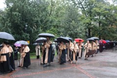 Orszak profesorki w Krakowie 