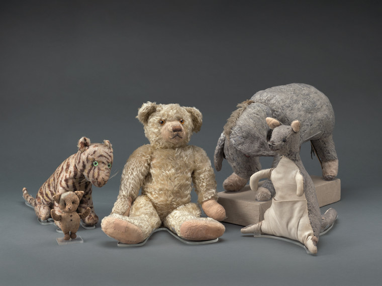 Oryginalne zabawki Christophera Milne'a po odnowieniu /@New York Public Library /materiały prasowe