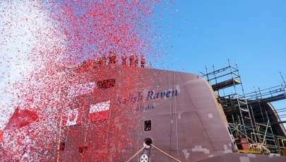 Orzeł i Kruk mogą ruszać w morze. W Gdańsku odbył się wielki chrzest promów