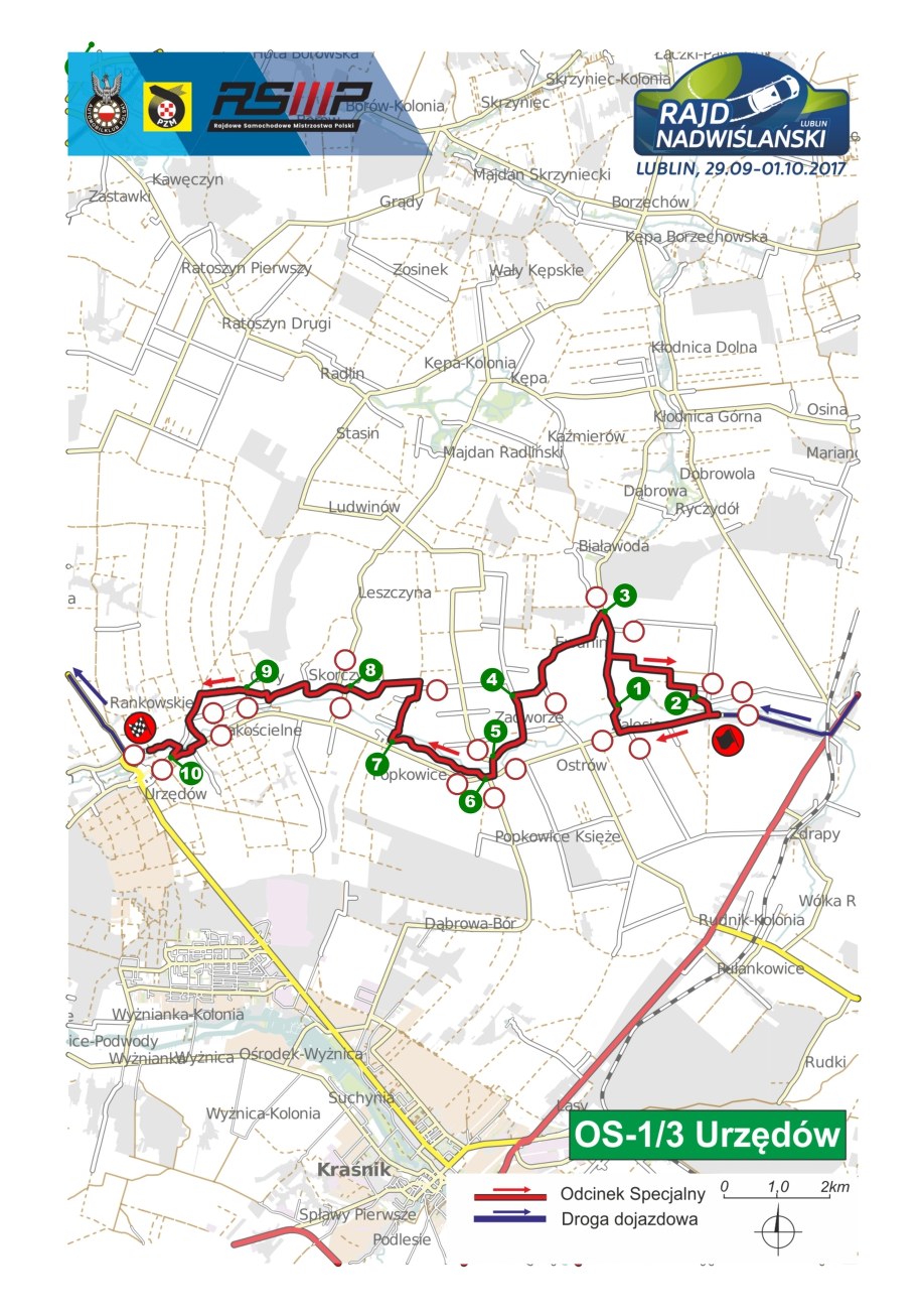 OS Urzędów /Rajd Nadwiślański  /