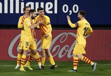 Osasuna Pampeluna - FC Barcelona 0-2 w 26. kolejce Primera Division