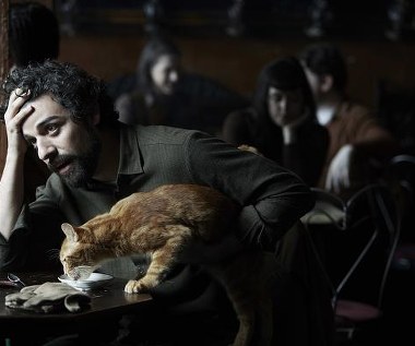 Oscar Isaac w scenie z filmu "Co jest grane, Davis?"