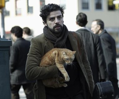 Oscar Isaac w scenie z filmu "Co jest grane, Davis?"