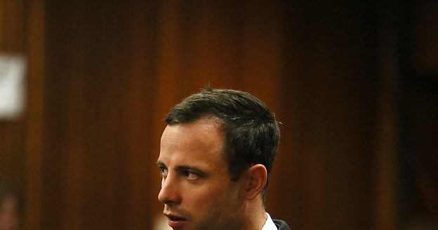 Oscar Pistorius na sali sądowej /Pool /Getty Images