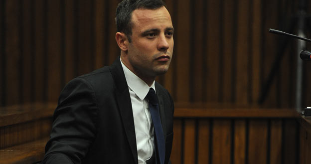 Oscar Pistorius na sali sądowej /AFP