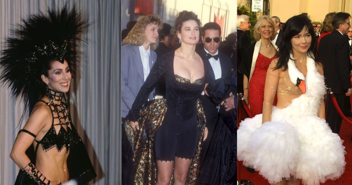Oscarowe kreacje niektórych gwiazd zapadły na długo w pamięci fanów i krytyków mody /Getty Images