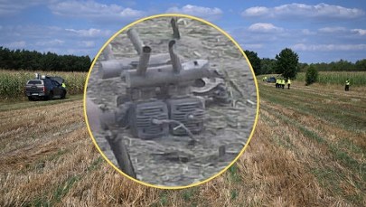 Osiny: Napis na dronie "prawdopodobnie w języku koreańskim"