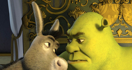 Osioł i Shrek w filmie "Shrek Trzeci" /materiały dystrybutora