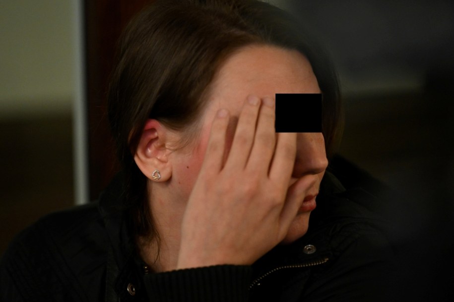 Oskarżona Angelika L. na sali rozpraw Sądu Apelacyjnego w Gdańsku /Adam Warżawa /PAP