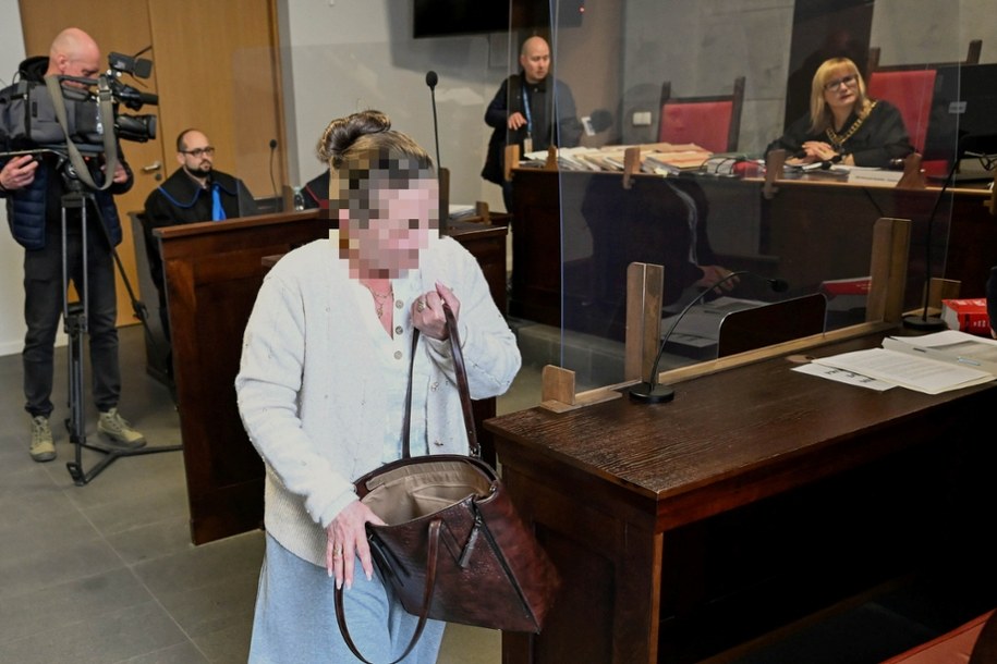 Oskarżona Ewa B. w Sądzie Rejonowym w Szczecinku, 14.04.2026 /Piotr Kowala /PAP