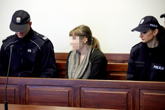 Oskarżona Izabela M. podczas ogłoszenia wyroku /Artur Reszko /PAP