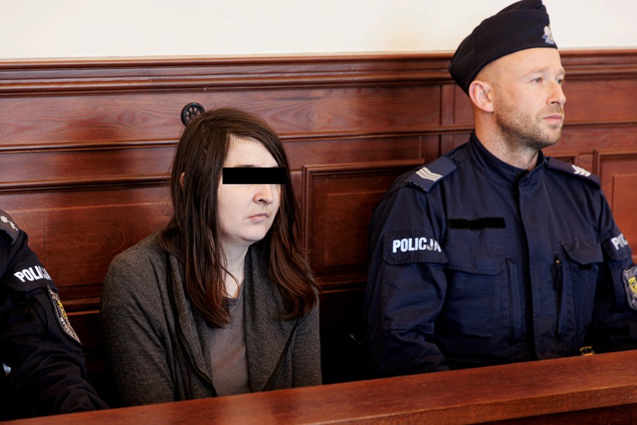 Oskarżona Lucyna K. /Aleksander Koźmiński /PAP