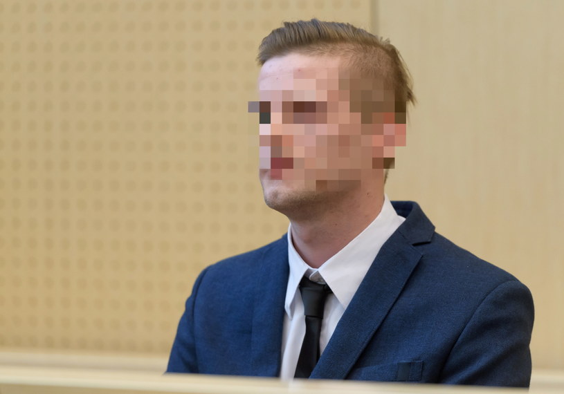Oskarżony Adam Z. na sali sądowej, przed rozprawą /Jakub Kaczmarczyk /PAP