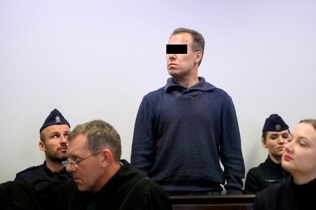 Oskarżony Andrei R. na sali sądowej /	Jakub Kaczmarczyk   /PAP