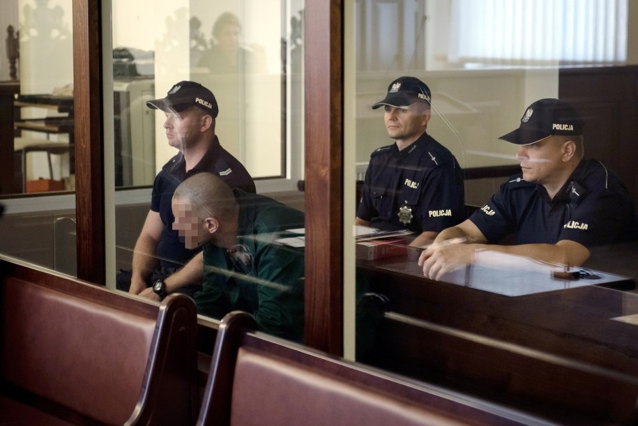 Oskarżony Bartosz K., podczas rozprawy przed Sądem Apelacyjnym w Gdańsku /Roman Jocher    /PAP