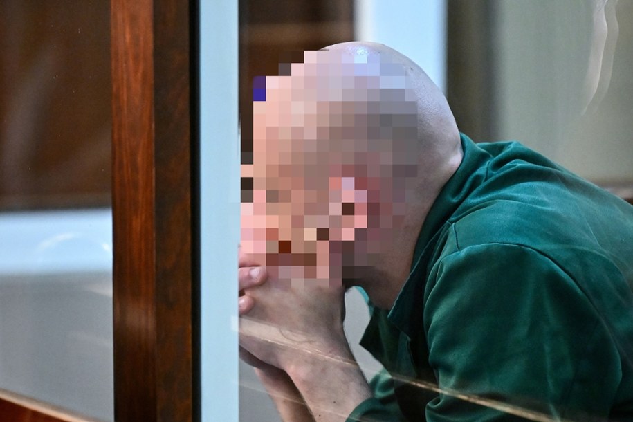 Oskarżony Dominik P. na sali rozpraw Sądu Apelacyjnego w Gdańsku /Marcin Gadomski /PAP