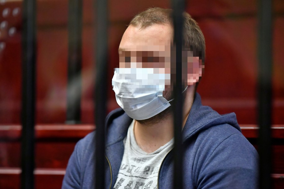 Oskarżony Jakub A. na sali Sądu Okręgowego w Świdnicy / 	Maciej Kulczyński    /PAP