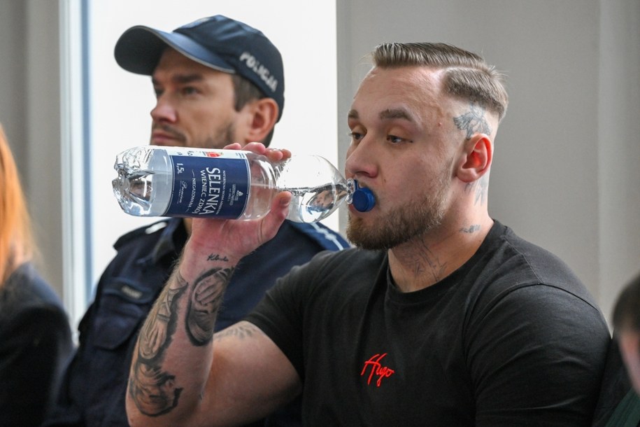 Oskarżony Łukasz Żak na sali rozpraw Sądu Rejonowego dla Warszawy-Śródmieścia, listopad 2025 r. /Radek Pietruszka /PAP