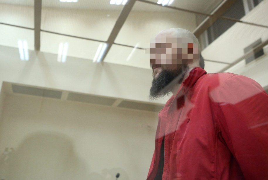 Oskarżony Mirosław L., podczas rozprawy w Krakowie /Stanisław Rozpędzik /PAP