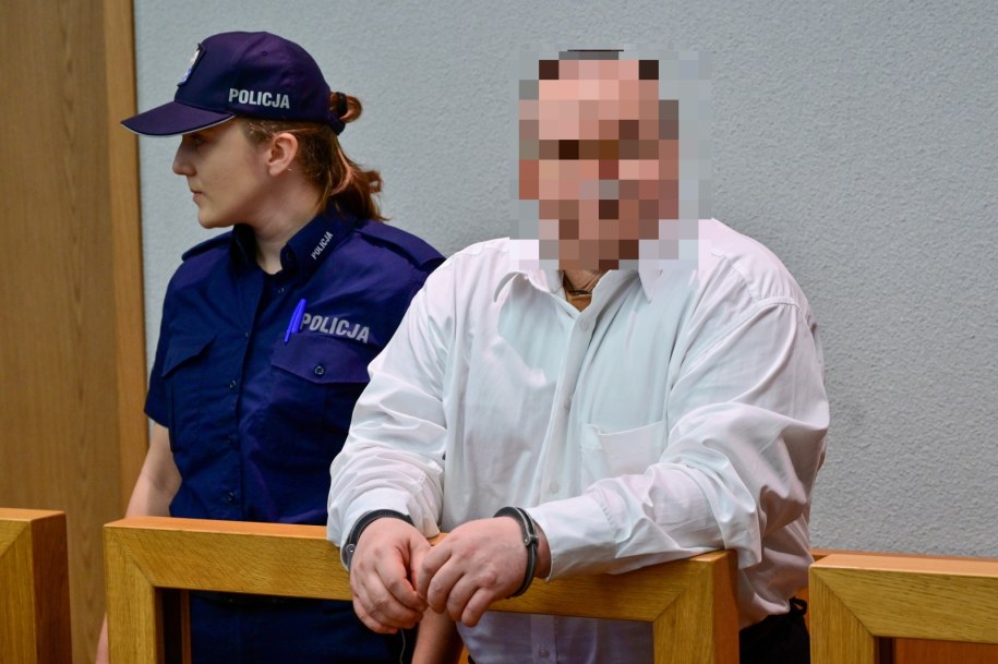 Oskarżony Robert J. /Art Service /PAP