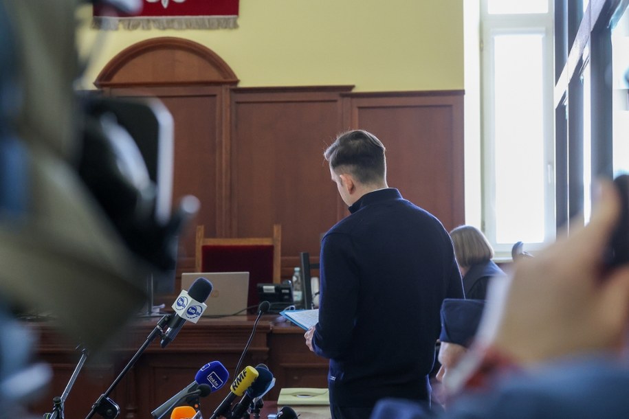 Oskarżony Sebastian M. podczas rozprawy w Sądzie Rejonowym w Piotrkowie Trybunalskim /Marian Zubrzycki /PAP