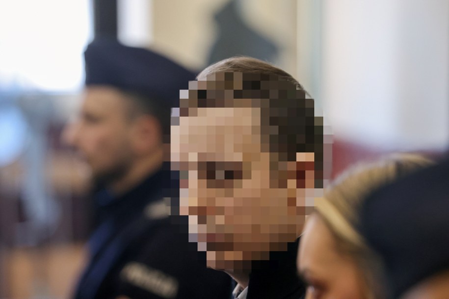 Oskarżony Sebastian M. w Sądzie Rejonowym w Piotrkowie Trybunalskim /Marian Zubrzycki /PAP