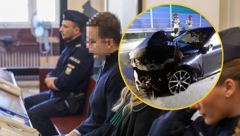 Oskarżony Sebastian M. w sądzie /Marian Zubrzycki/KM PSP Łódź /PAP