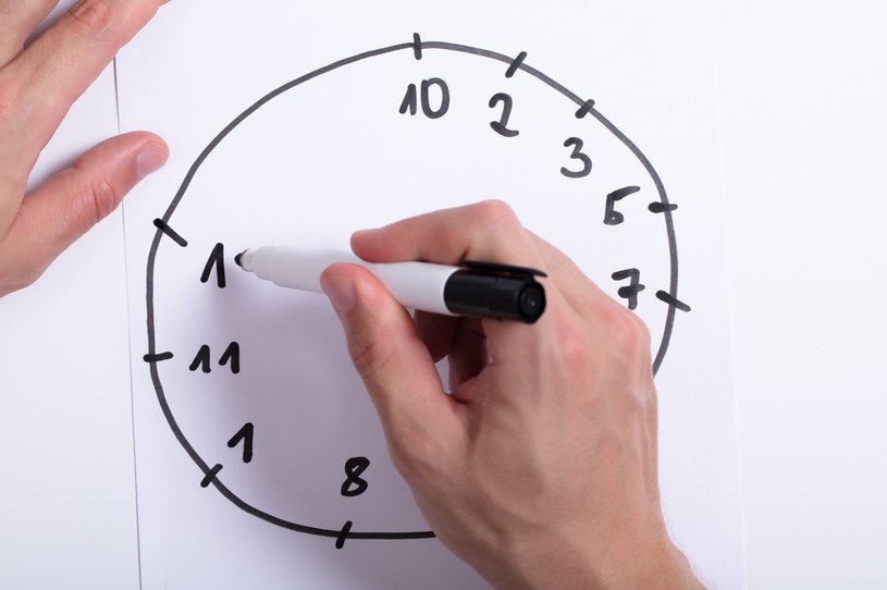 Osoby z demencją często mają problemy z odczytywaniem godziny na tradycyjnych zegarach, dlatego prosi się je o wskazanie konkretnej godziny na kartce papieru /123RF/PICSEL