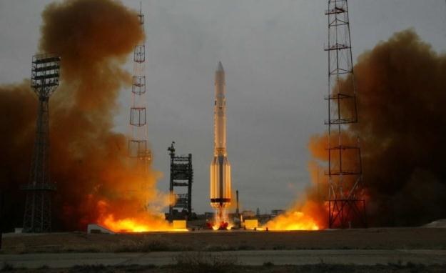 Ostatni start rakiety Proton K.   Fot. Roskosmos /materiały prasowe