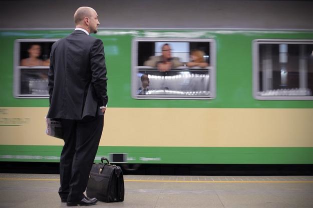 Ostatni strajk generalny Przewozów Regionalnych. Fot. Adam Stępień /Reporter