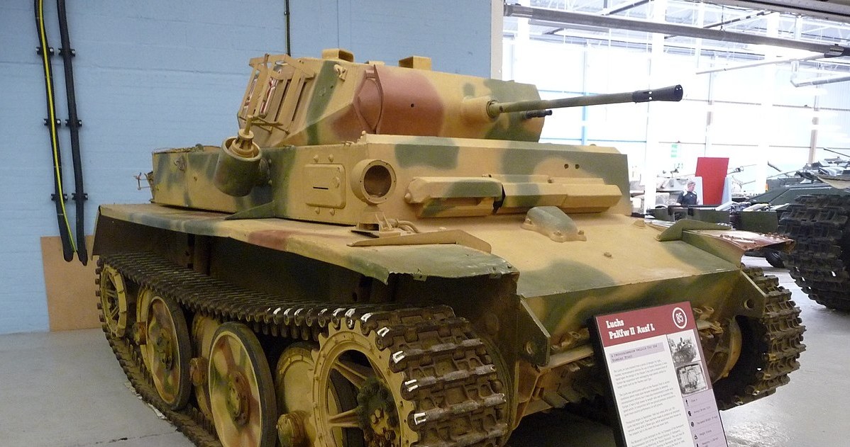 Ostatnia wersja rozwojowa czołgu Panzerkampfwagen II Ausf L, zwana Luchs czyli Ryś /Simon Q  /Wikimedia