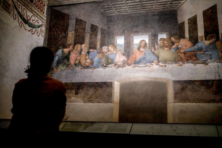 "Ostatnia wieczerza" Leonardo da Vinci w bazylice Santa Maria delle Grazie w Mediolanie /MOURAD BALTI TOUATI /PAP/EPA