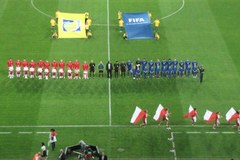 Ostatnie chwile przed meczem Polska - Mołdawia