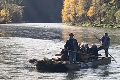 Ostatnie dni w 2023 roku spływu Dunajcem