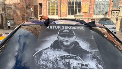 Ostatnie pożegnanie Artura Sękowskiego. Zginął podczas rajdu