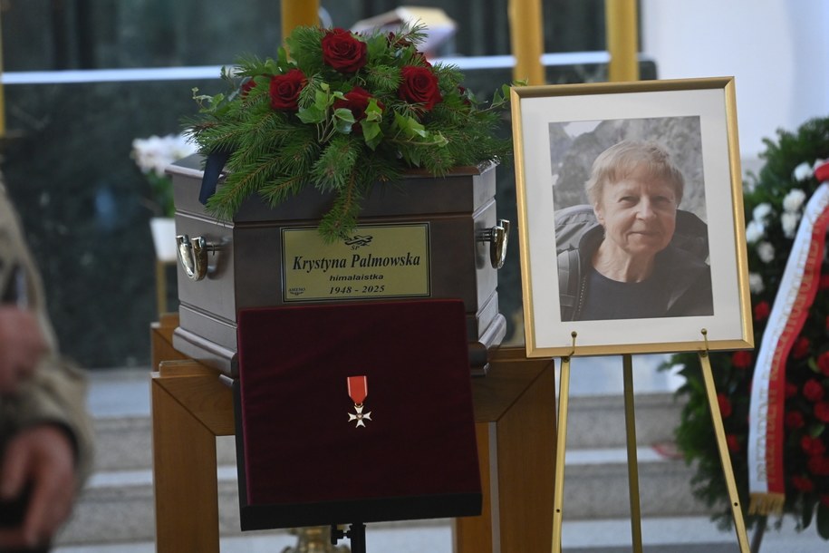 Ostatnie pożegnanie Krystyny Palmowskiej /Piotr Nowak /PAP